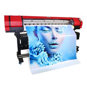 1.6M چمڑے کی مشین فلیکس بینر flatbed کپڑے بڑی شکل ماحول سلنوین inkjet
